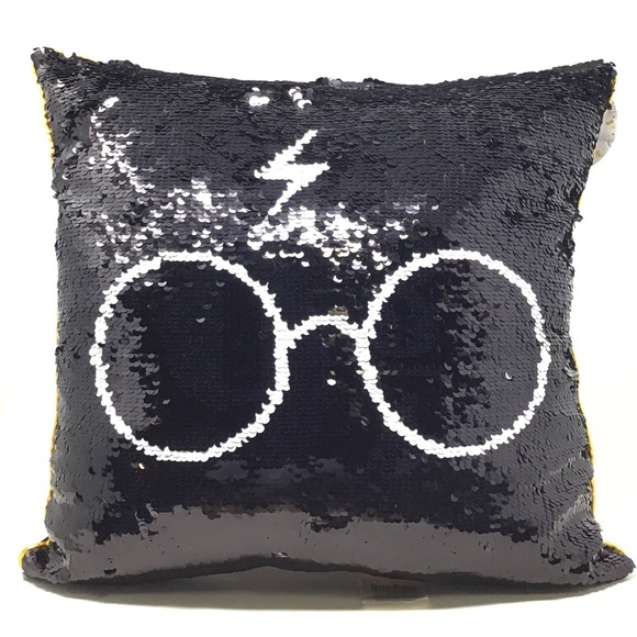harry potter sequin pillow
